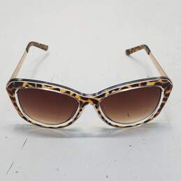 Betsey Johnson Brown Butterfly Gradient Sunglasses alternative image