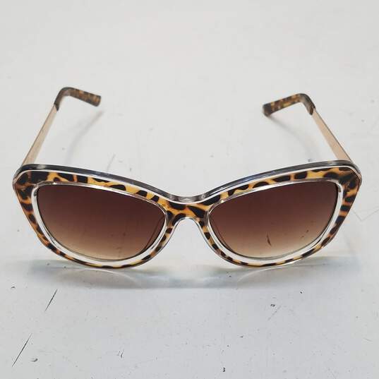 Betsey Johnson Brown Butterfly Gradient Sunglasses image number 2