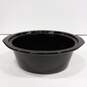 Large Black Ceramic Crock Pot (No Lid) image number 2