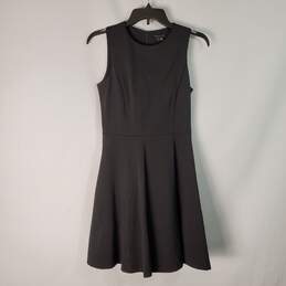 Theory Women Black Mini Dress Sz 2