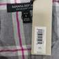 Banana Republic Women's Grey/Red Flannel Button Up Shirt Size SP NWT image number 3