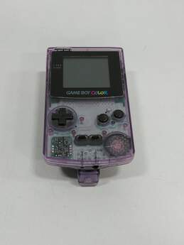 Vintage Nintendo Gameboy Color Handheld Video Game Console w/Battery Pack and Charger alternative image