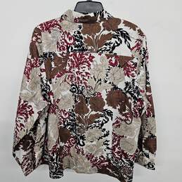 Gold Label Investments II Floral Button Up alternative image