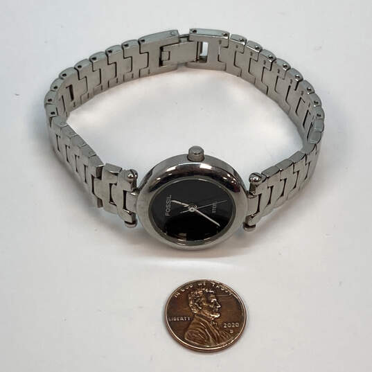 Designer Fossil FS-2530 Stainless Steel Round Dial Quartz Analog Wristwatch image number 3