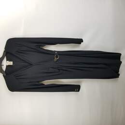 Cache Women Black Long Sleeve Dress M