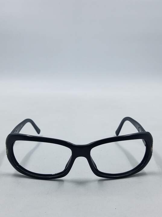 Salvatore Ferragamo Black Rectangle Eyeglasses image number 2