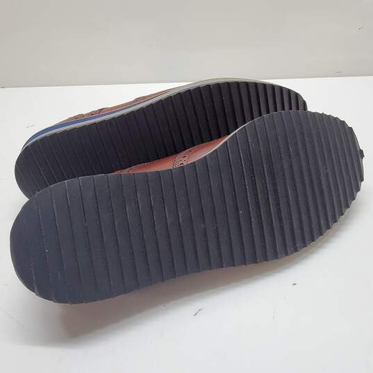 Josef Seibel Yannik Brown Mens Leather Brogue Shoes Size 42 image number 3