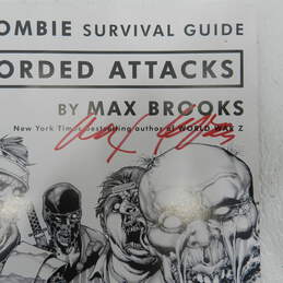 Max Brooks Signed The Zombie Survival Guide Exclusive First Look Comic Book alternative image