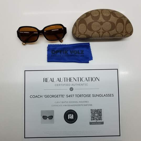 AUTHENTICATED WMNS COACH 'GEORGETTE' S497 SUNGLASSES image number 6