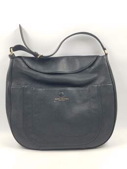 Authentic Marc Jacobs Black Leather Shoulder Bag