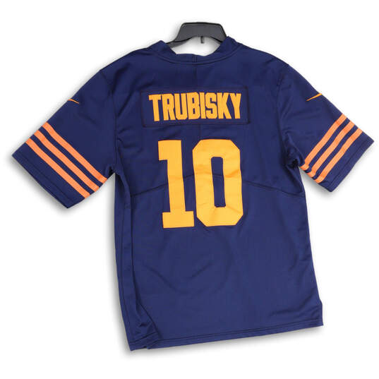 Mens Blue Kansas City Chiefs Mitchell Trubisky #10 NFL Football Jersey Size L image number 2
