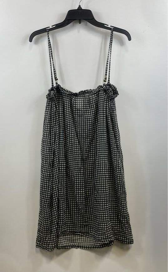 Kate Spade New York Black Plaid Casual Dress - Size Medium image number 2