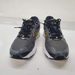 Saucony Men's Grid Cohesion 5 Black Yellow Running Shoes Size 11 alternative image