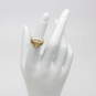 14K Yellow Gold Diamond Accent Ring Size 4.25 FOR SETTING - 3.8g image number 1