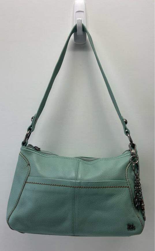 The Sak Leather Hobo Bag Green image number 2