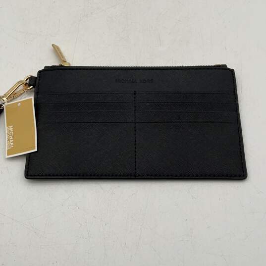 NWT Michael Kors Womens Black Jet Set Travel Zipper Wristlet Wallet image number 2