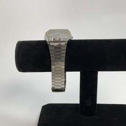 Designer Citizen Silver-Tone Hexagonal Dial Fashion Analog Wristwatch alternative image
