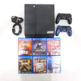 Sony PlayStation 4 W/ 6 Games Red Dead Redemption 2