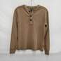 Filson's MN Long Sleeve 100% Cotton Button Brown Pullover Size SM image number 1