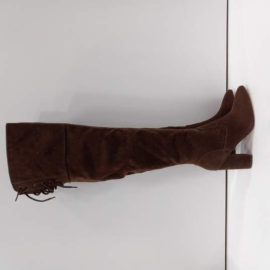 Brown Heeled Boots Women's Size 7.5 IOB image number 3
