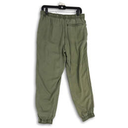 Womens Green Elastic Waist Pull-On Activewear Jogger Pants Size S/P alternative image