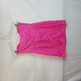 Nasty Gal Collection Hot Pink Petite Satin Corset Detail Dress WM Size 4 NWT alternative image