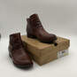 NIB Womens Adler F06316 Brown Monk Strap Almond Toe Ankle Booties Size 9M image number 1