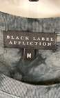 Black Label Men Gray Graphic Tie Dye Shirt M image number 3