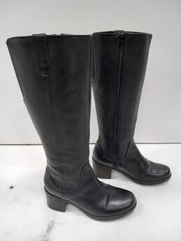 Clarks Black Tall Boots Women's Size 6.5 alternative image
