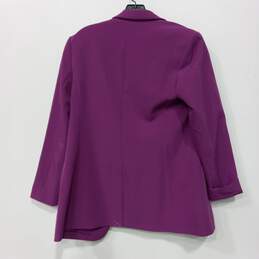 Express Purple Blazer Suit Jacket Size Medium - NWT alternative image