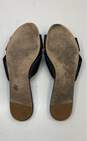 Veronica Beard Etra Knot Black Leather Flat Slide Sandals Women's Size 10 M image number 6