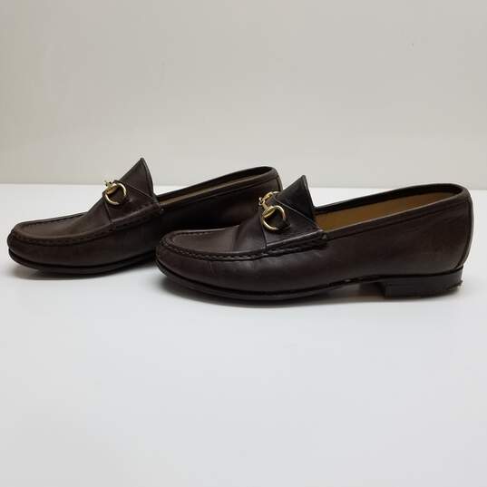 AUTHENTICATED Prada Black Patent Leather Square Toe Slip On Loafers Mens Size 10.5 image number 2