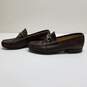 AUTHENTICATED Prada Black Patent Leather Square Toe Slip On Loafers Mens Size 10.5 image number 2