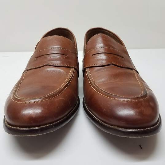 Johnston & Murphy Men's Brown Leather Penny Loafers Size 11 image number 2