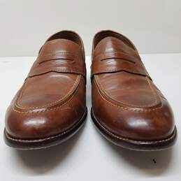 Johnston & Murphy Men's Brown Leather Penny Loafers Size 11 alternative image