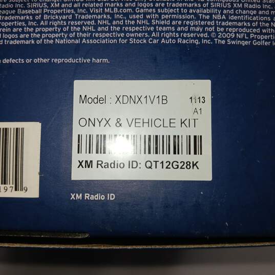 XM Onyx Sirius XM Satellite Radio Onyx Vehicle Model XDNX1V1B Kit NEW In Box image number 5