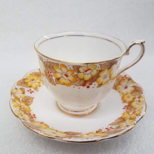 VTG. Royal Albert Dorothy Tea Set Bone China Cup & Saucer image number 1