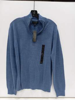 Men's Banana Republic Merino Wool Pullover 1/4 Zip Sweater Sz M NWT