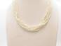 Romantic 14k Yellow Gold Clasp FWP 5 Strand Necklace & Bracelet 58.6g image number 3