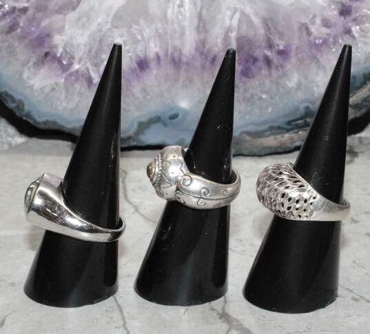 Sterling Silver Ring Set Sizes (6.5, 4.5, 9) - 25.50g image number 3