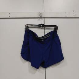Athleta Blue Activewear Shorts Women's Size M