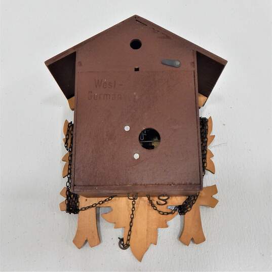 Vintage German Wood Pendulum Cuckoo Clock image number 7