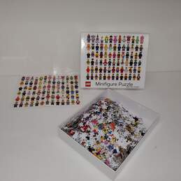 Opened 2020 - 1000pc Minifigure Puzzle w/ Uncounted Pieces IOB Possibly Complete