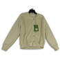 NWT Womens Beige Fleece Long Sleeve Full-Zip Bomber Jacket Size XL image number 1