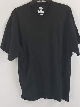 Hanes Men T Shirt XL Black