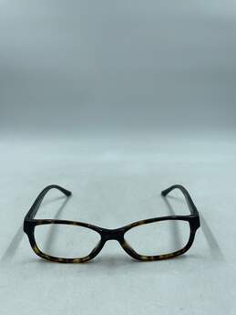 Gianni Versace Brown Rectangle Eyeglasses Rx alternative image