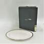 Waterford Fine China Newgrave Platinum Oval Serving Platter 15.25 inch No. 119982 image number 1