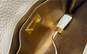 Michael Kors Leather Slide Lock Flap Crossbody Cream image number 6