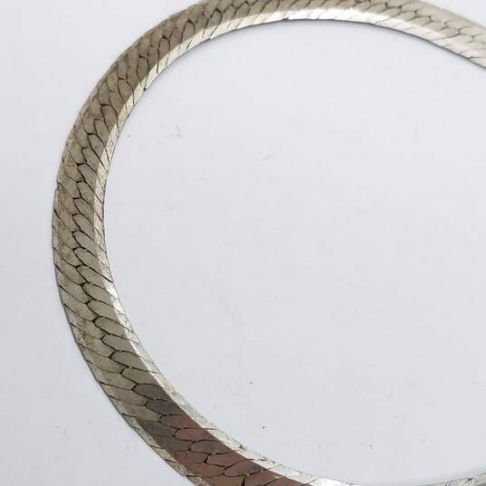 Sterling Silver Herringbone 18" Necklace 22.5g image number 2
