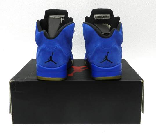 Jordan 5 Retro Blue Suede Men's Shoe Size 13 image number 4